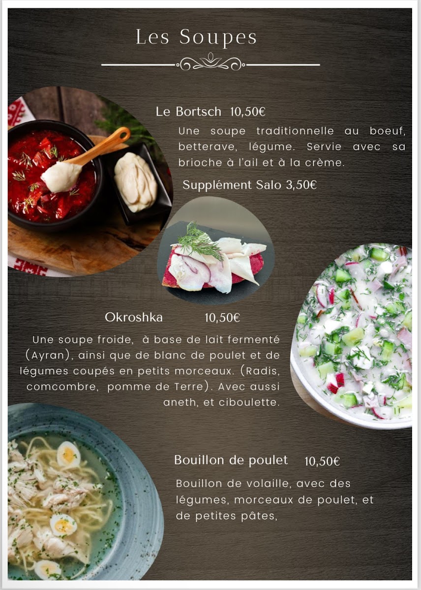 Le Bortsch Photo Menu 3