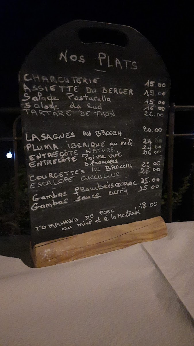 Restaurant Pizzeria U Fragnu Photo Menu 2