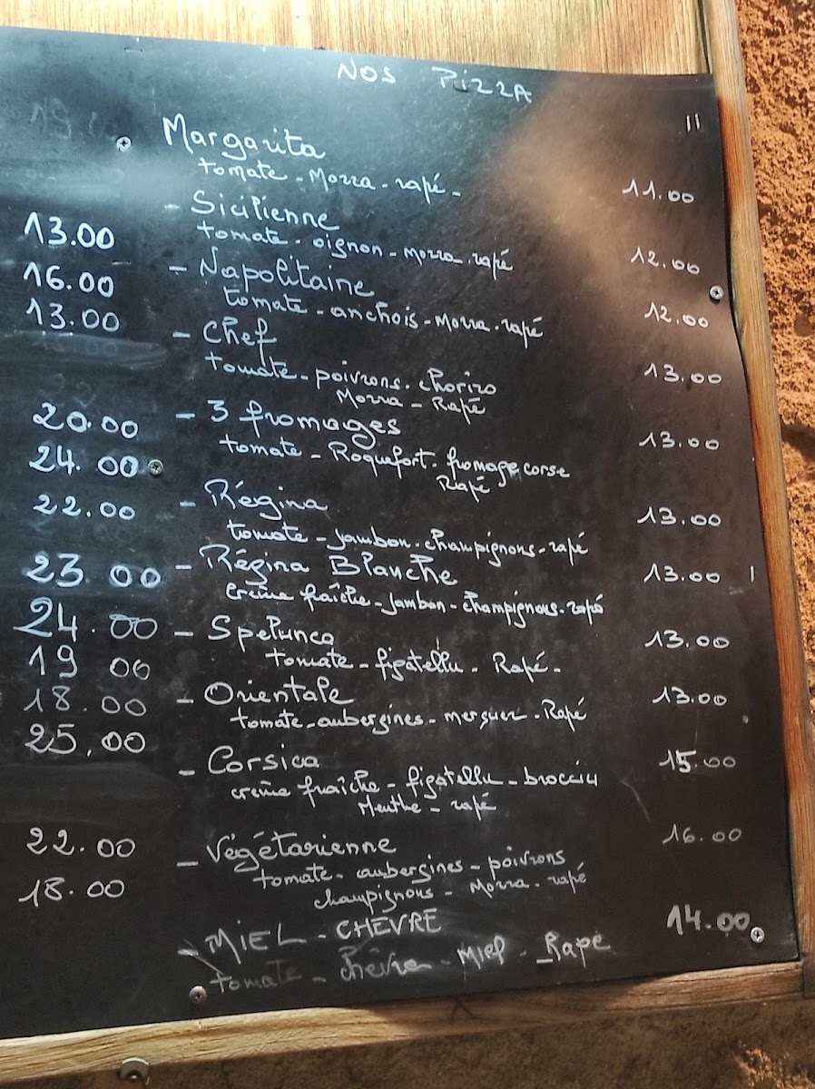Restaurant Pizzeria U Fragnu Photo Menu 3