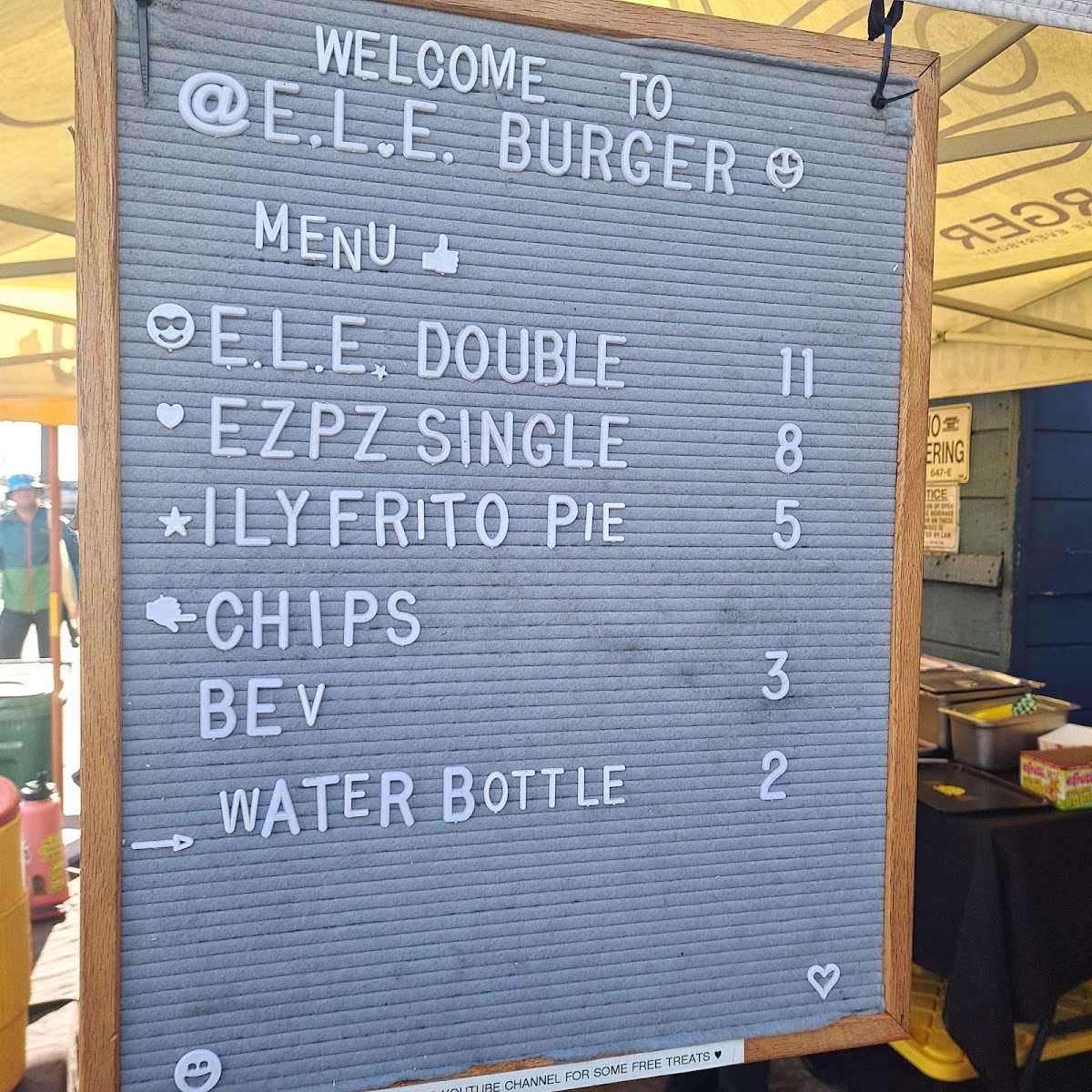 Open Bar Photo Menu 1