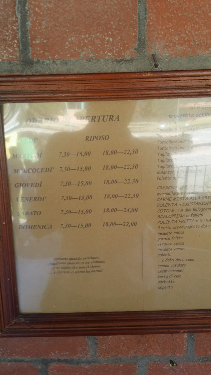Locanda Trattoria Mattarozzi Photo Menu 9