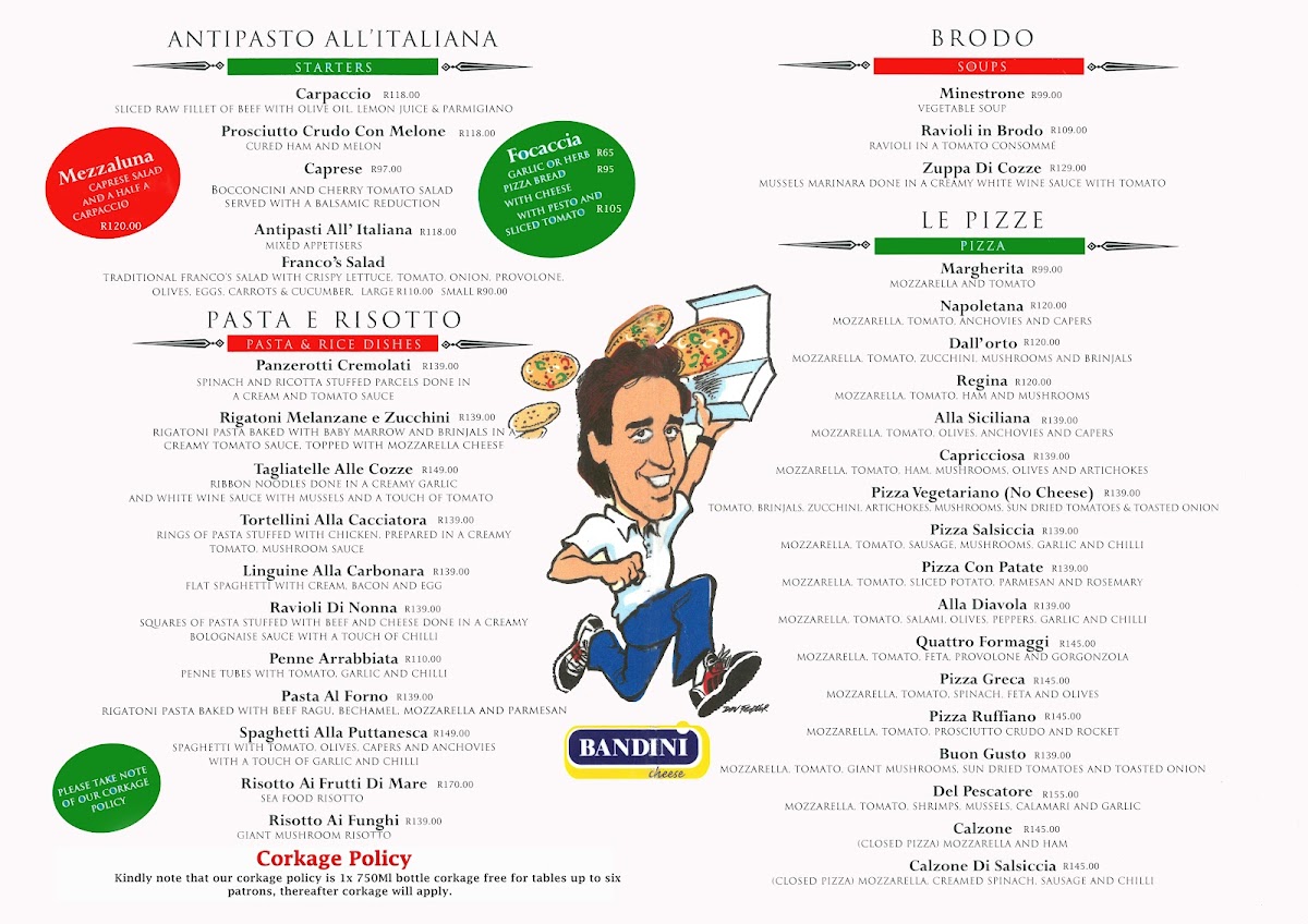 Franco's Pizzeria & Trattoria Photo Menu 6