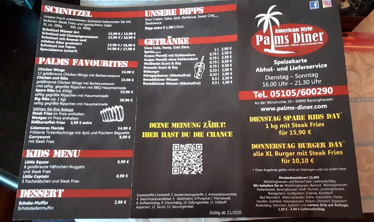 Palms Diner Photo Menu 7