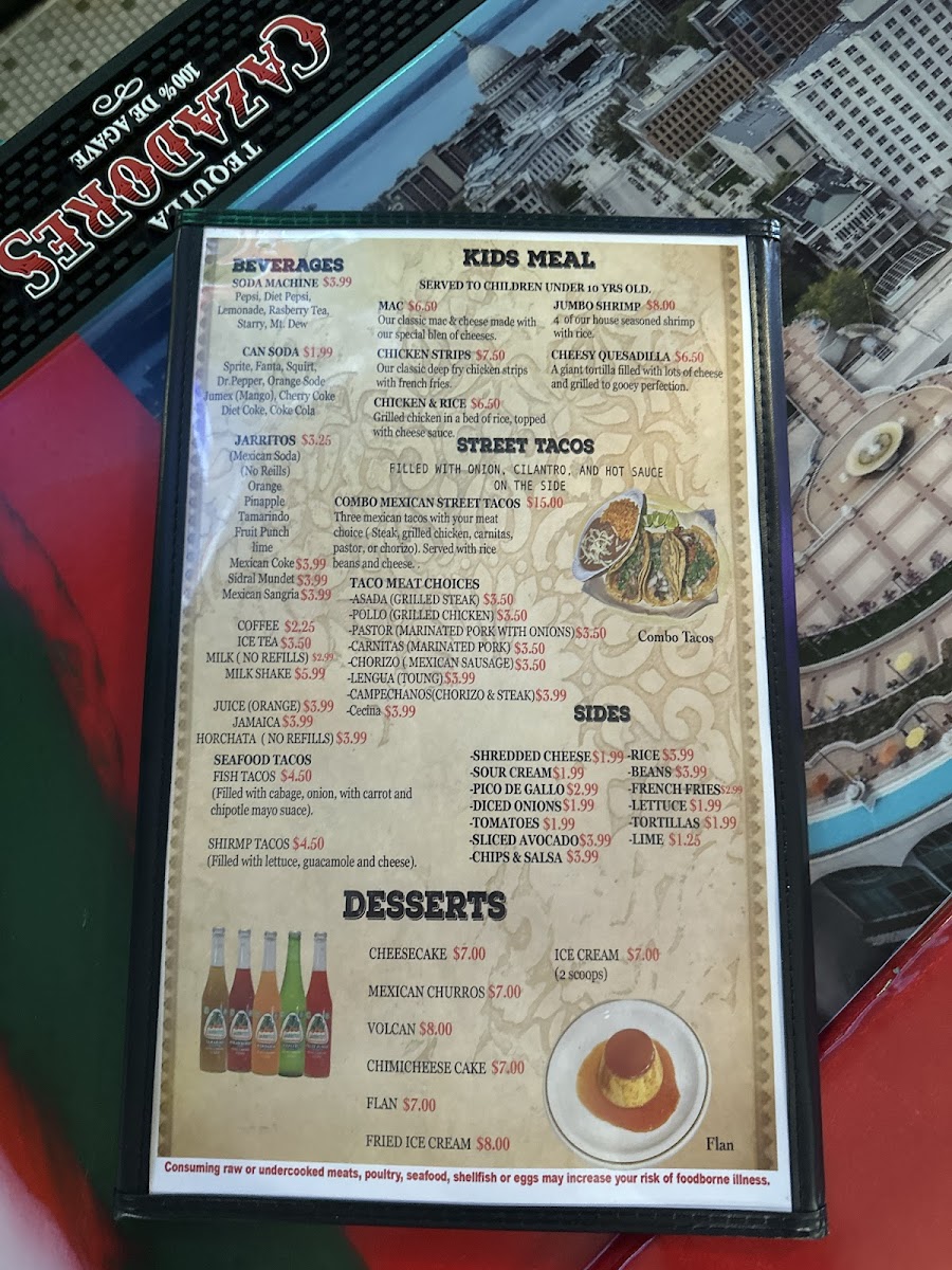 El Aguila Real Mexican Restaurant & grill Photo Menu 1