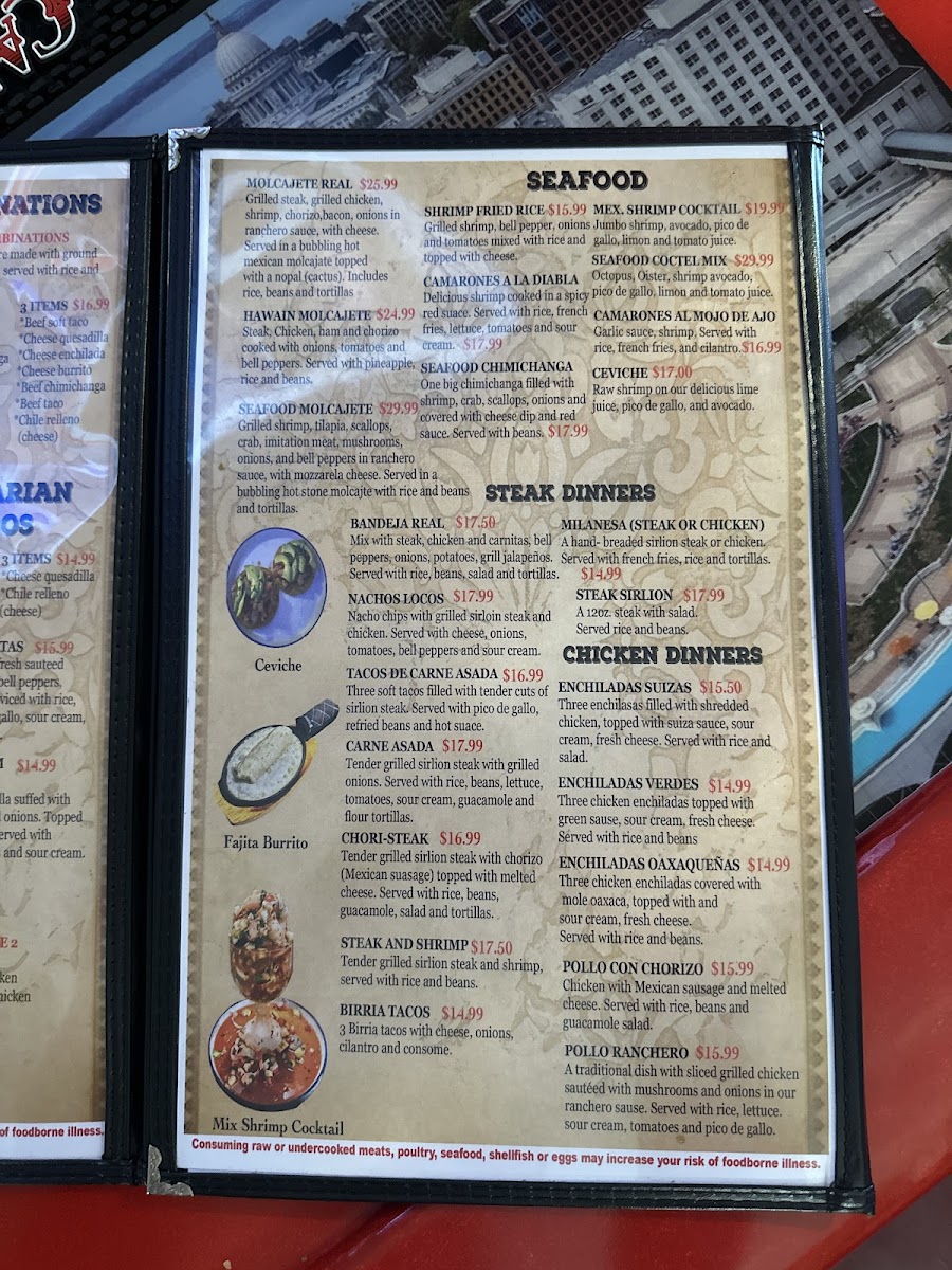 El Aguila Real Mexican Restaurant & grill Photo Menu 2