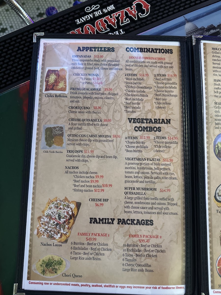 El Aguila Real Mexican Restaurant & grill Photo Menu 5