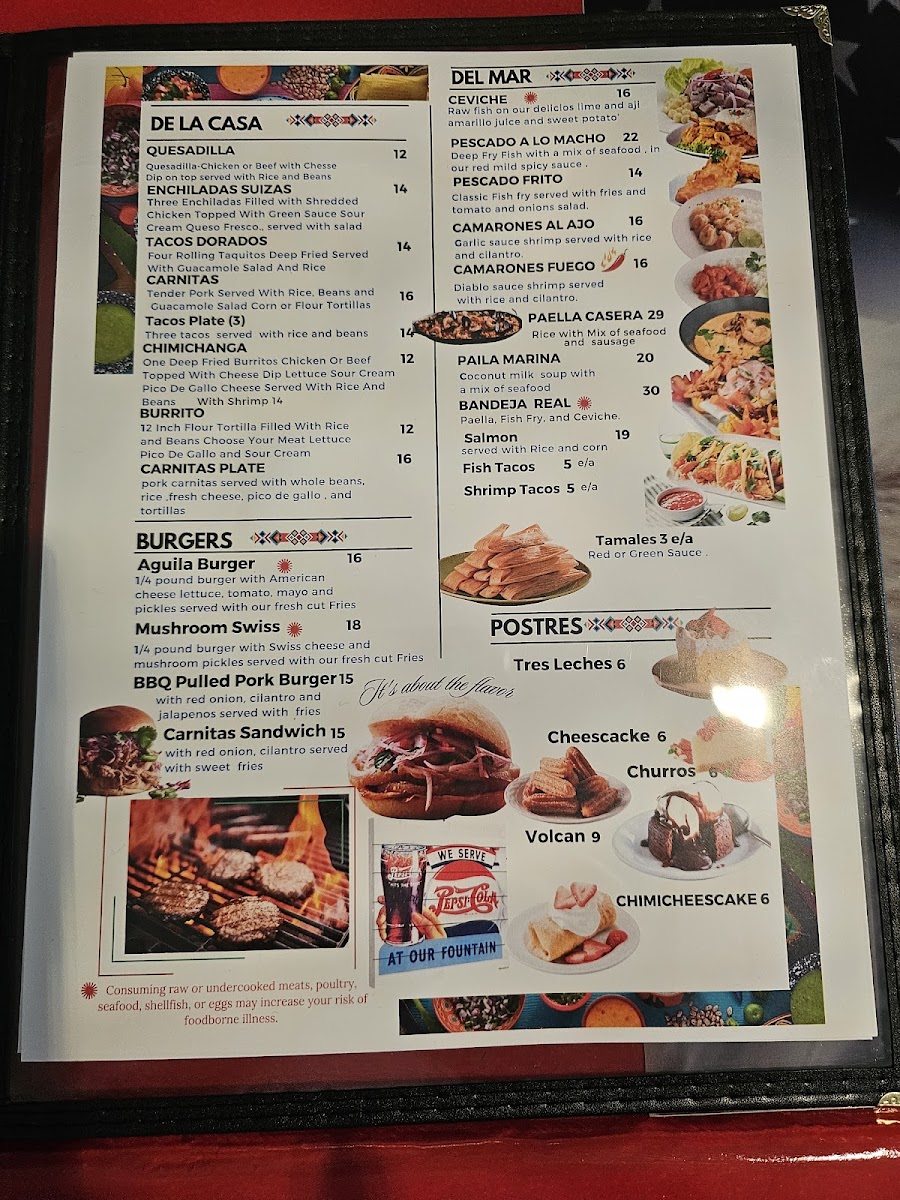 El Aguila Real Mexican Restaurant & grill Photo Menu 8