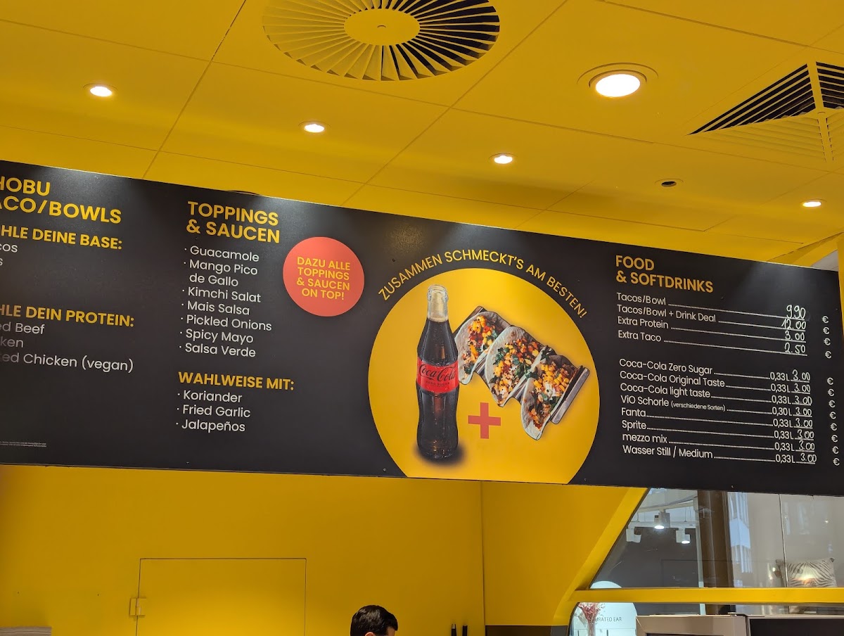 SHOBU Tacos Photo Menu 1