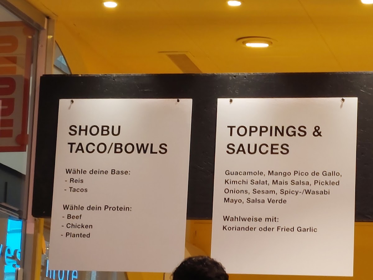 SHOBU Tacos Photo Menu 3