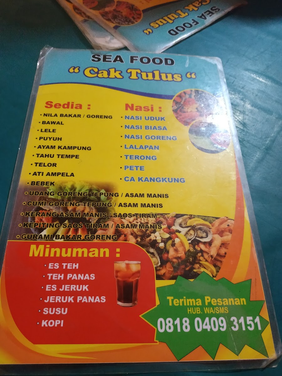 Sea Food Cak Tulus(꧋ꦕꦏ꧀ꦠꦸꦭꦸꦱ꧀) Photo Menu 1