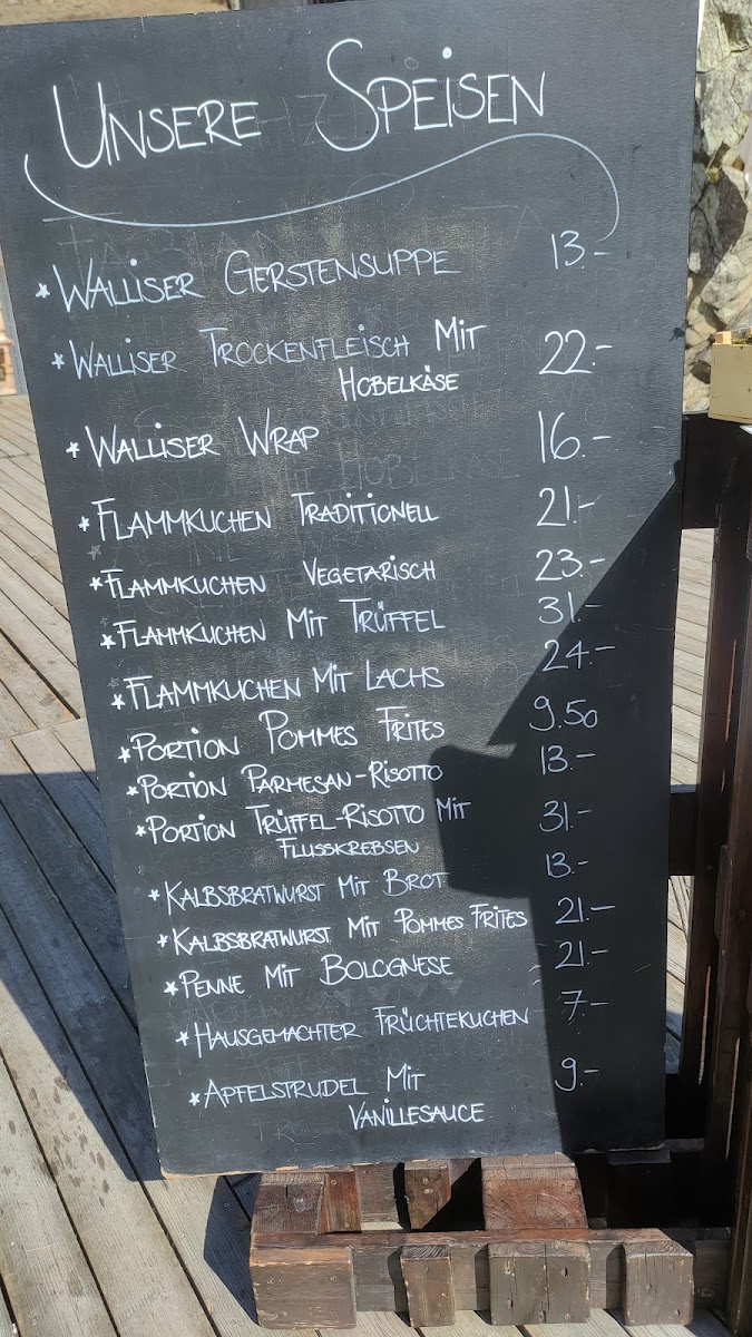 Bergrestaurant Blatten Photo Menu 7
