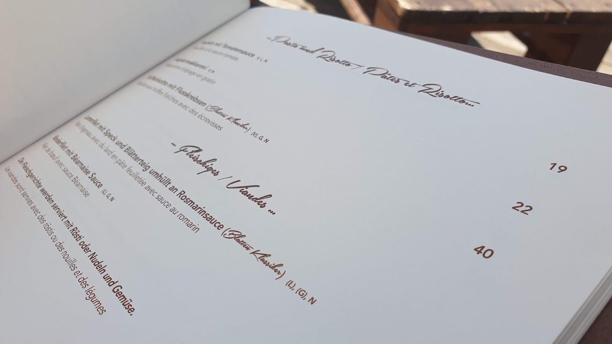 Bergrestaurant Blatten Photo Menu 8