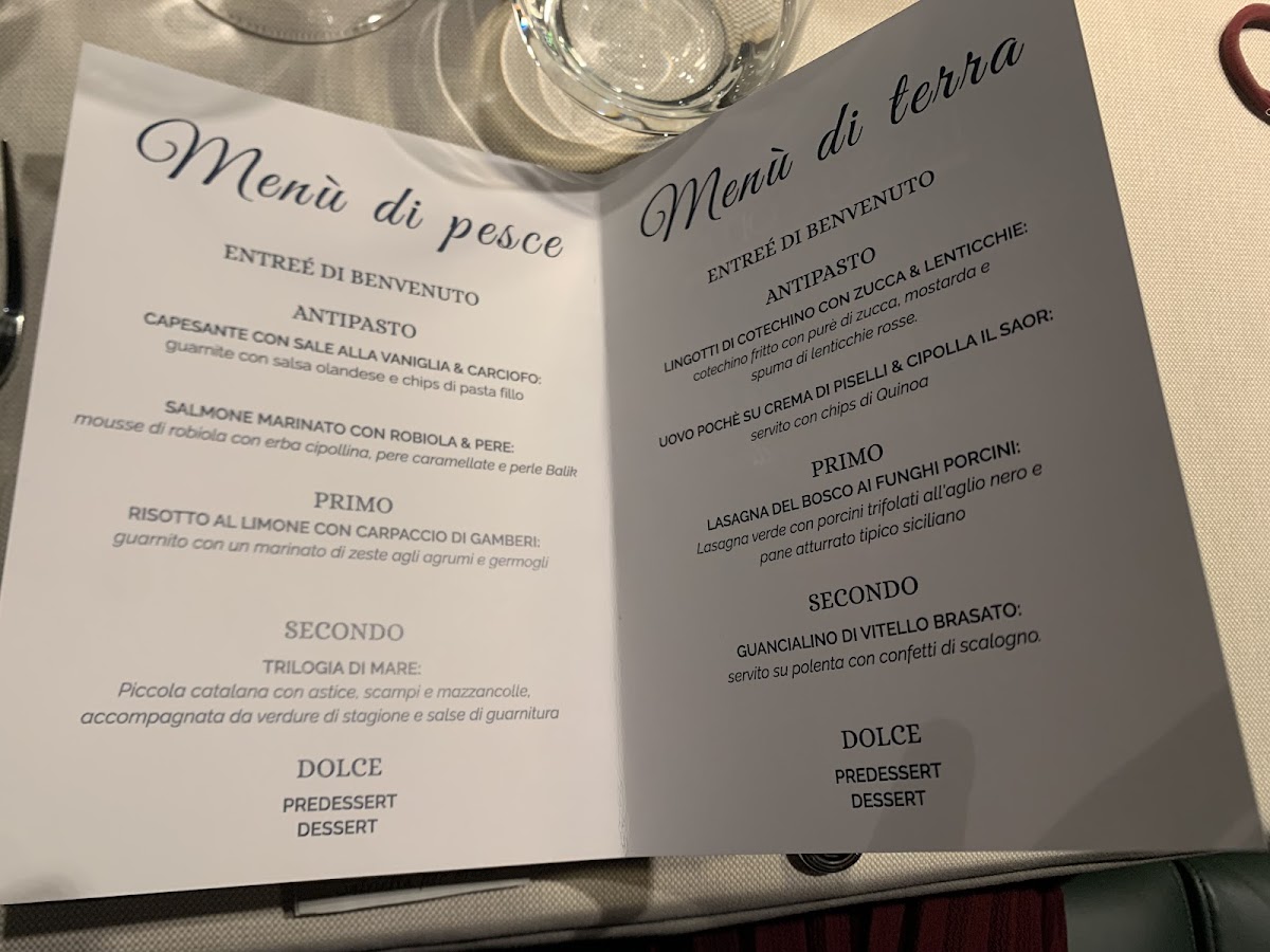 Ristorante Rosso Come Photo Menu 1