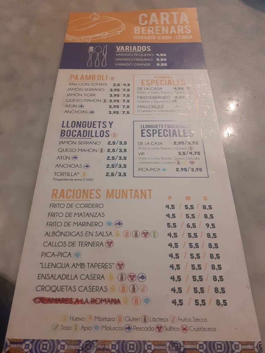Restaurant es Muntant Photo Menu 10