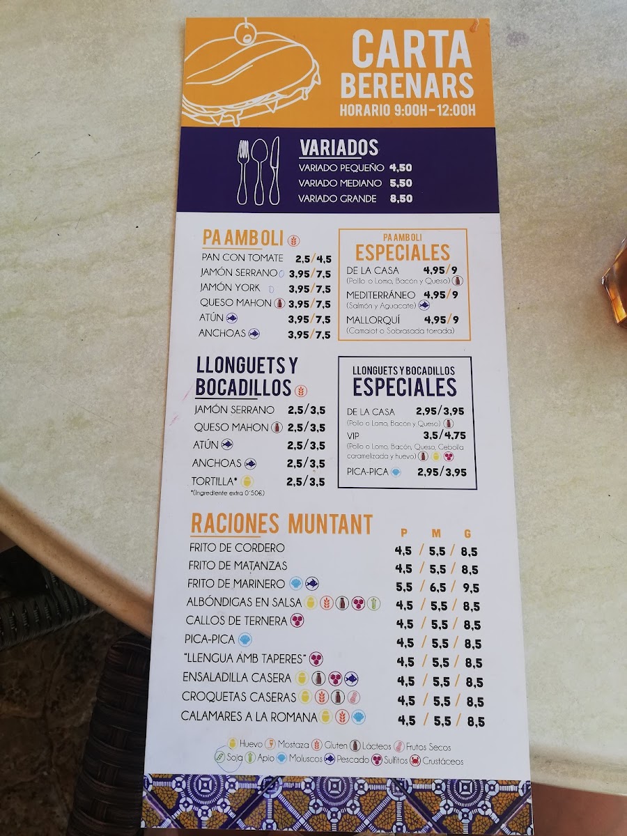 Restaurant es Muntant Photo Menu 9