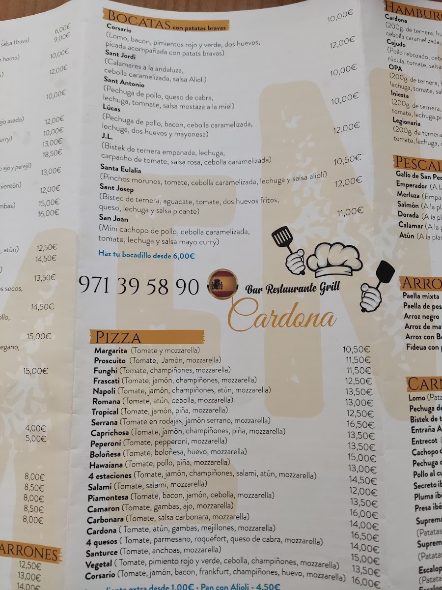 Restaurant Cardona Photo Menu 3