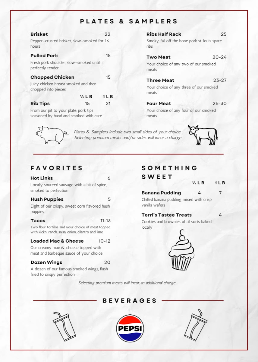 Smokin Barrel Barbeque Photo Menu 2