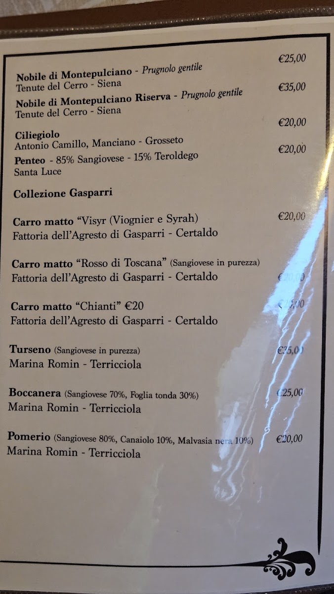 Trattoria Boccondivino Photo Menu 10