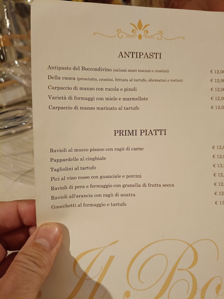 Trattoria Boccondivino Photo Menu 9