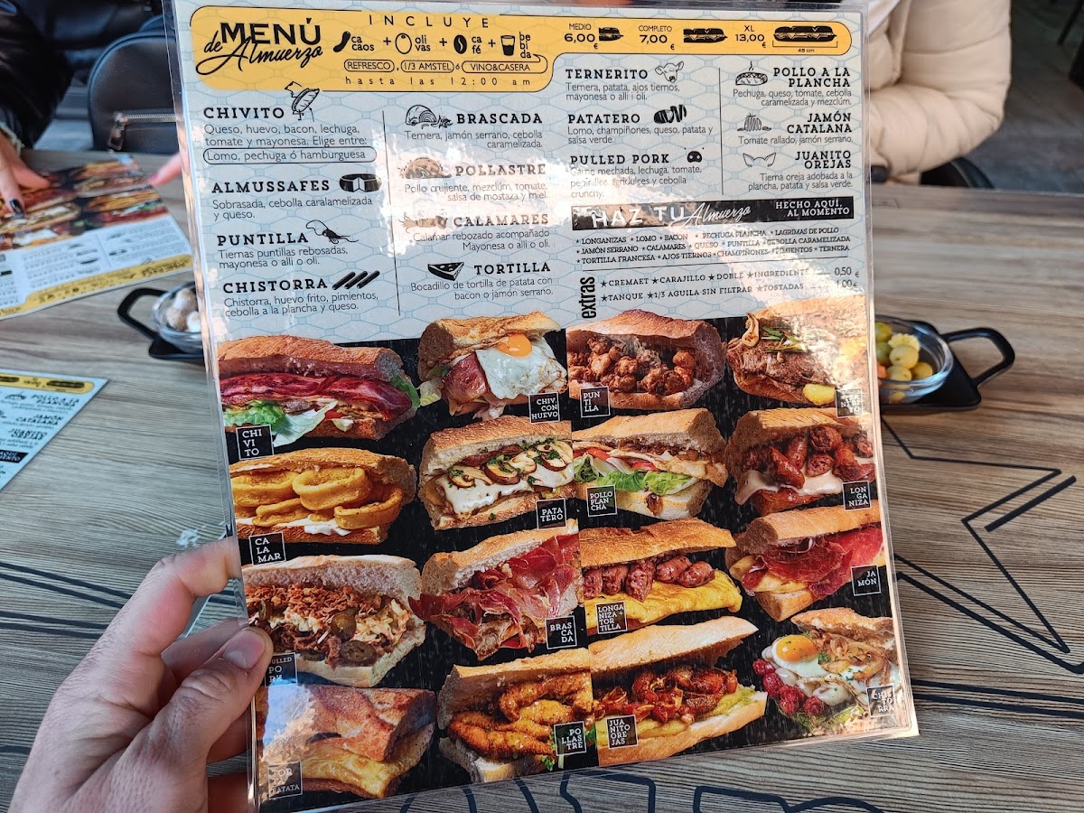 The Ceramic Bar Photo Menu 9