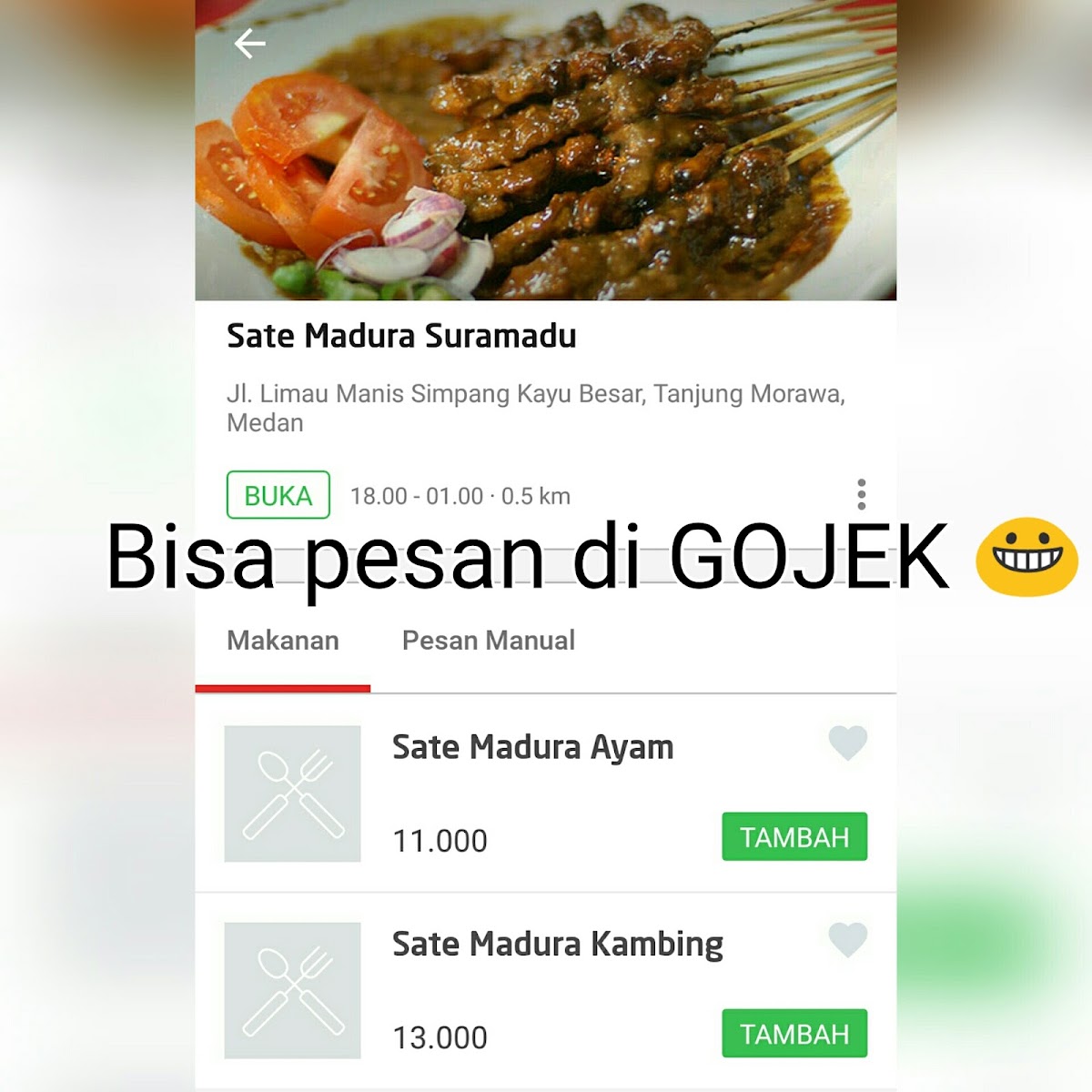 Warung Sate Madura Suramadu Photo Menu 2