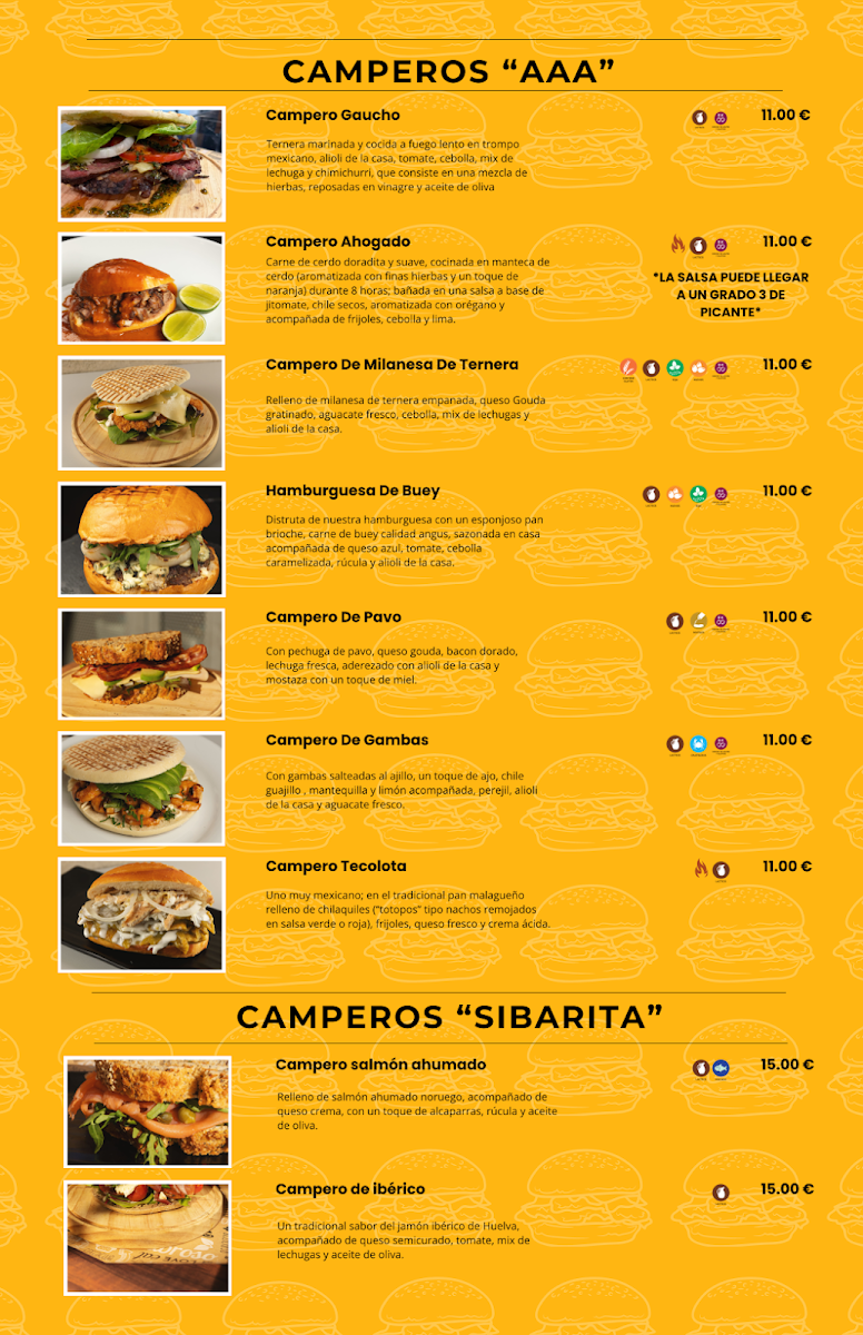 Camperos y + olé l Camperos Málaga Photo Menu 1
