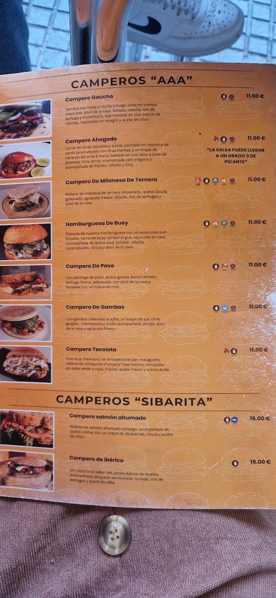 Camperos y + olé l Camperos Málaga Photo Menu 9