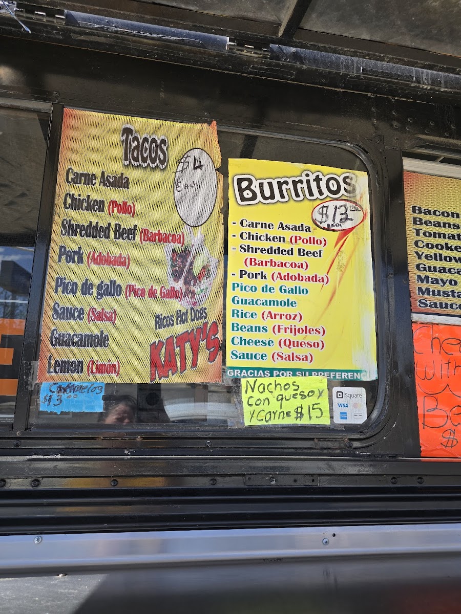 Katy’s Ricos Hot Dogs Photo Menu 3