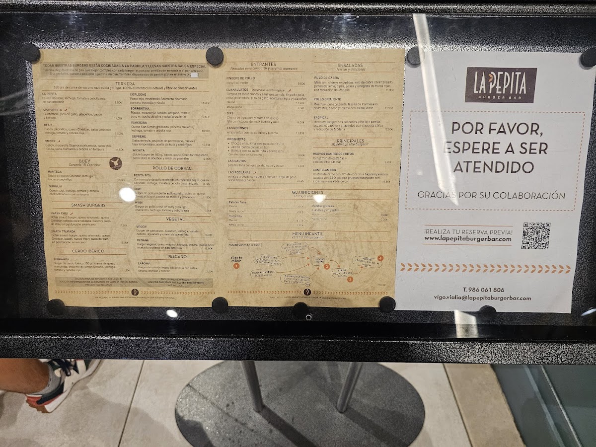 La Pepita Burger Bar - Vialia Vigo Photo Menu 3