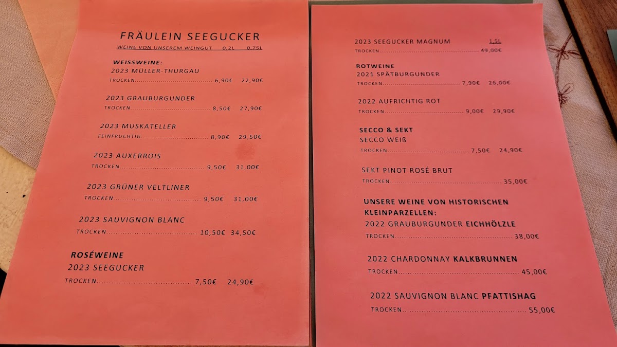 Fräulein Seegucker Photo Menu 1