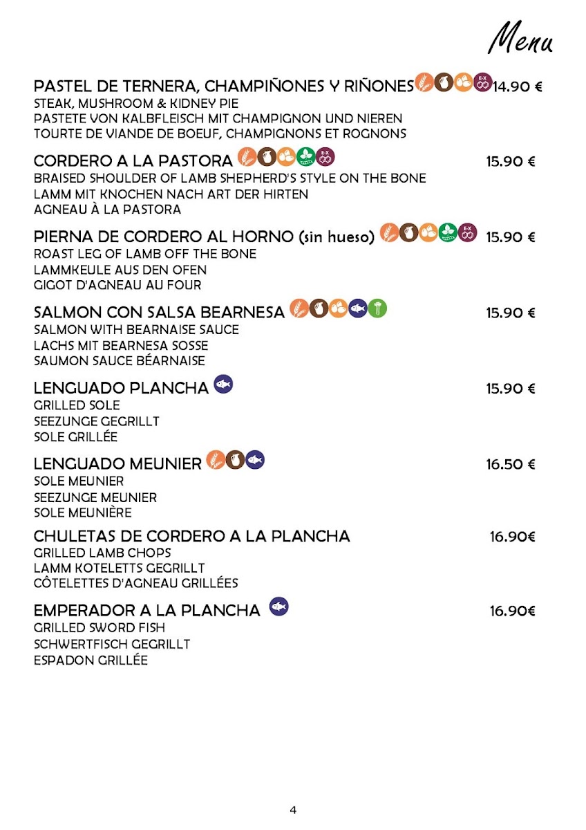 Restaurante Pepe Photo Menu 2