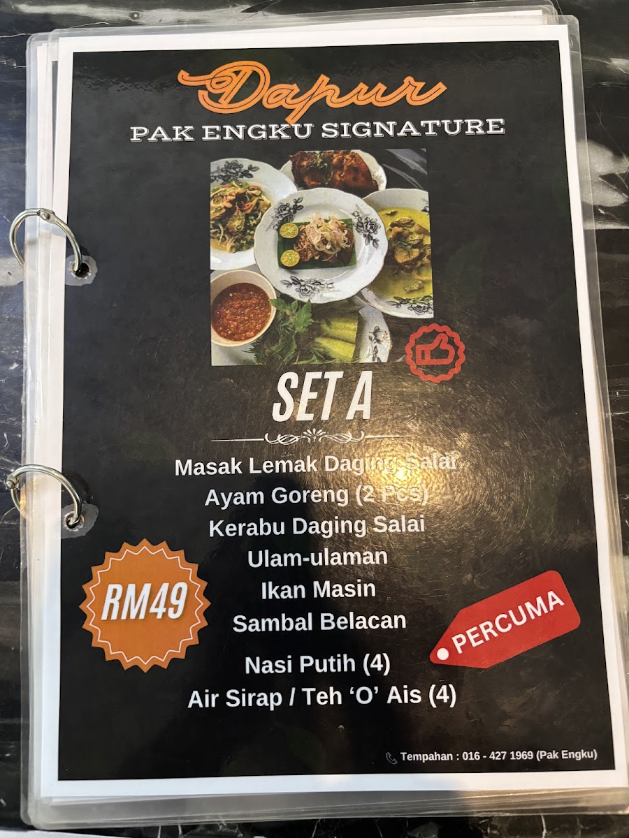Dapur Pak Engku Signature Photo Menu 5