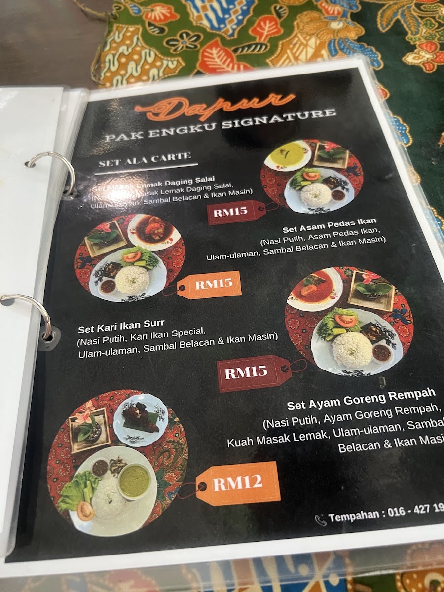 Dapur Pak Engku Signature Photo Menu 7