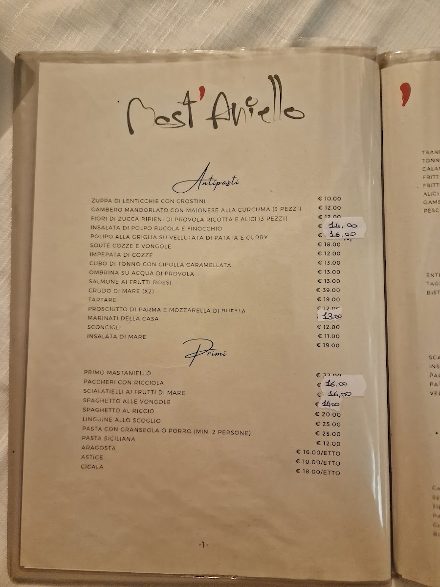 Ristorante Mast'Aniello Photo Menu 4