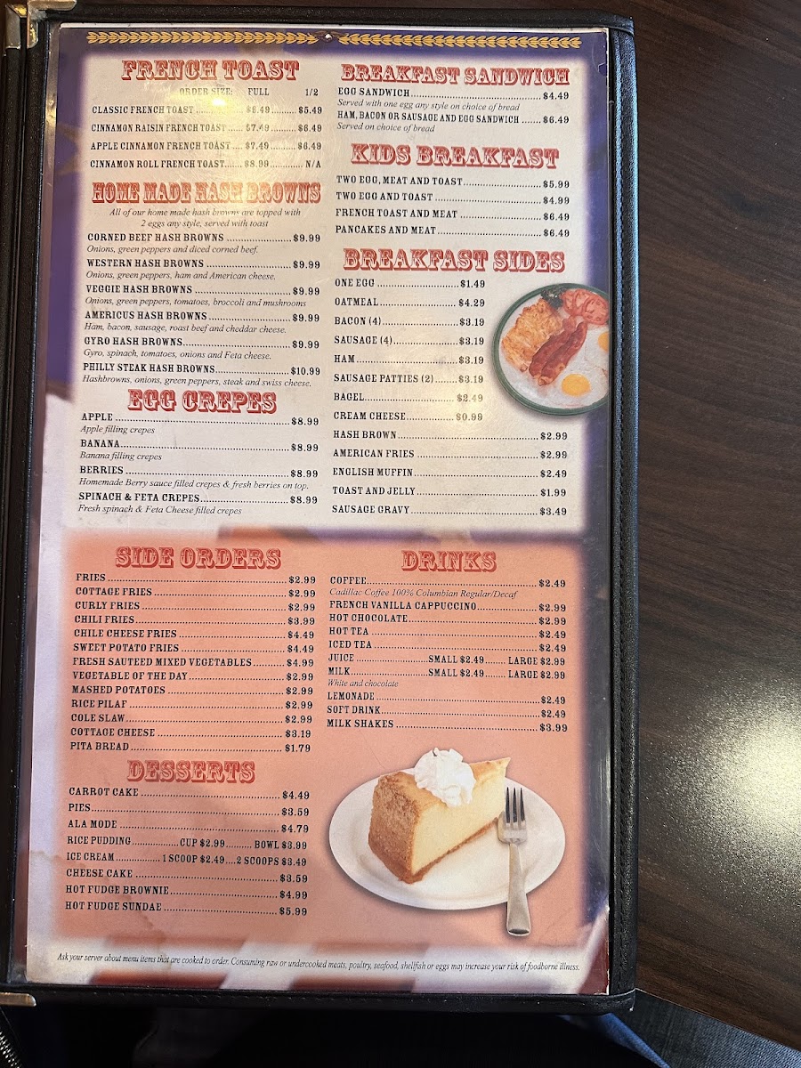 Americus Coney & Grill Photo Menu 4