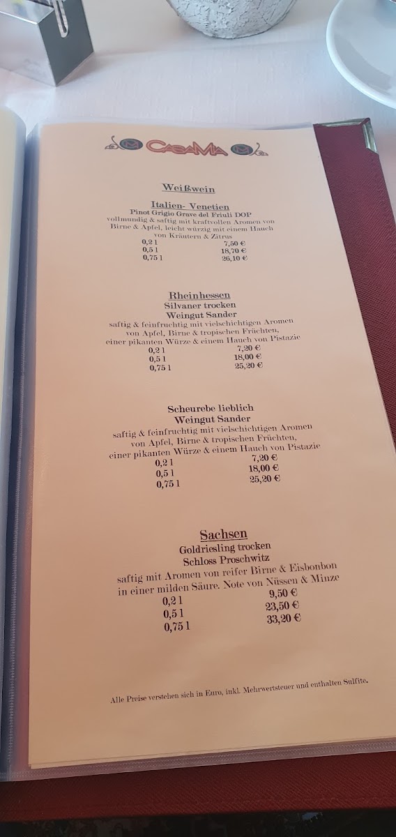 Casa Mia Photo Menu 6