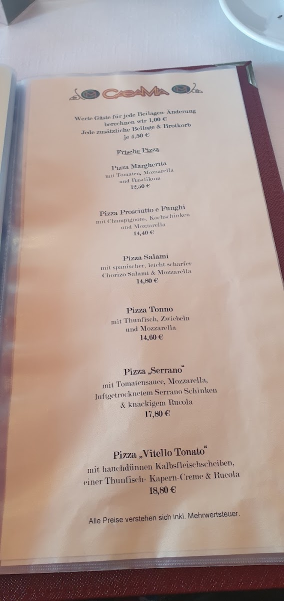 Casa Mia Photo Menu 8