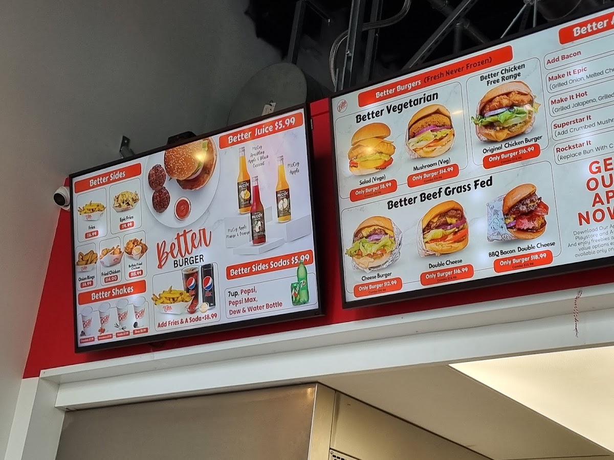 BETTER BURGER THE TERRACE Photo Menu 5