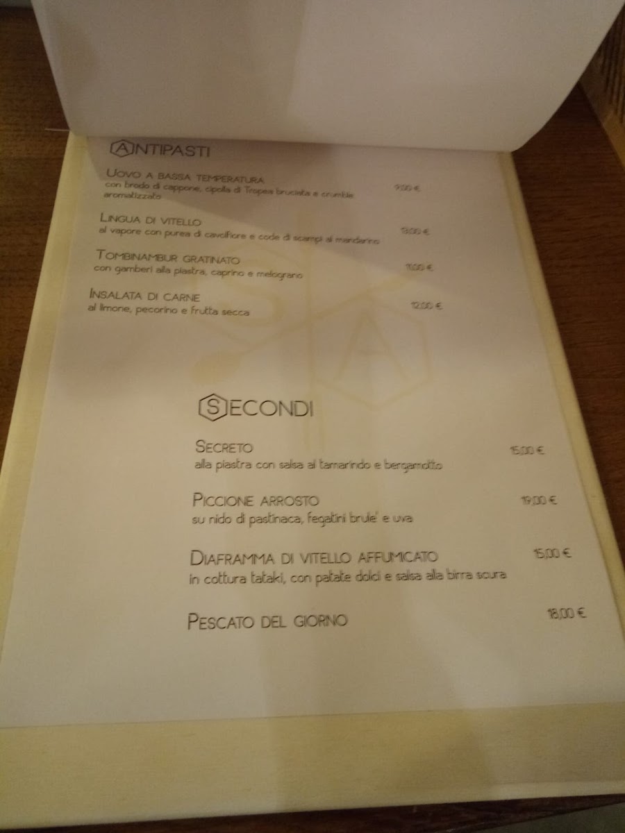 Senz'Altro Bistrot Firenze Photo Menu 5