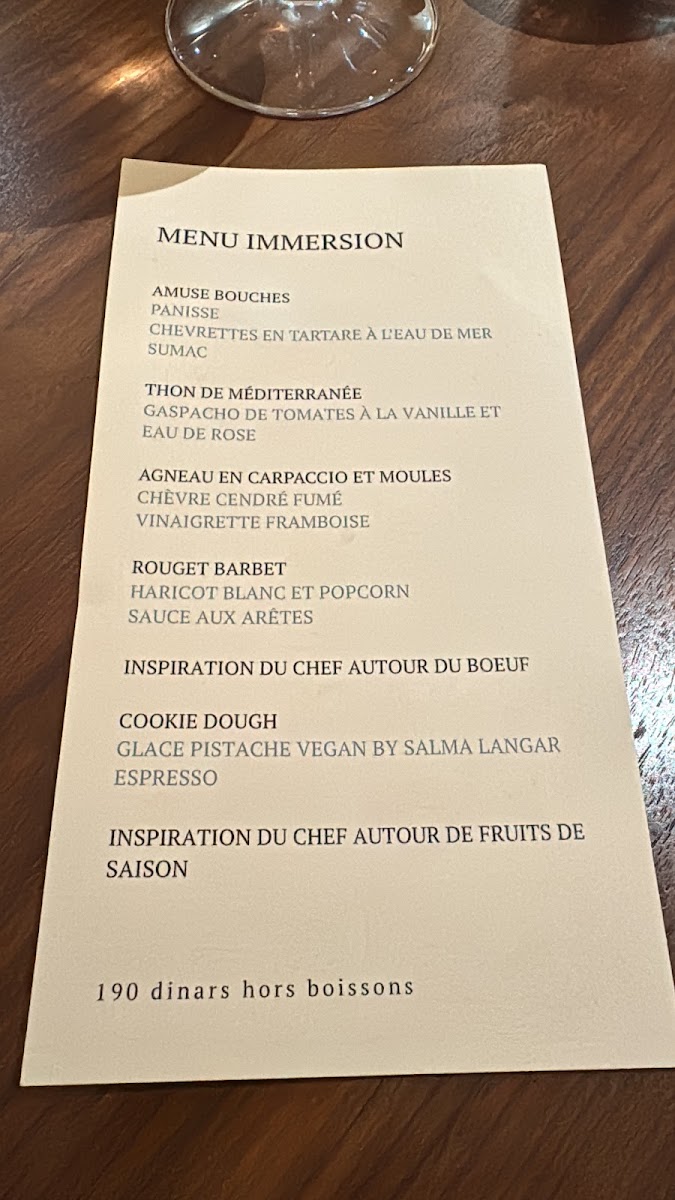 Le Golfe Photo Menu 1
