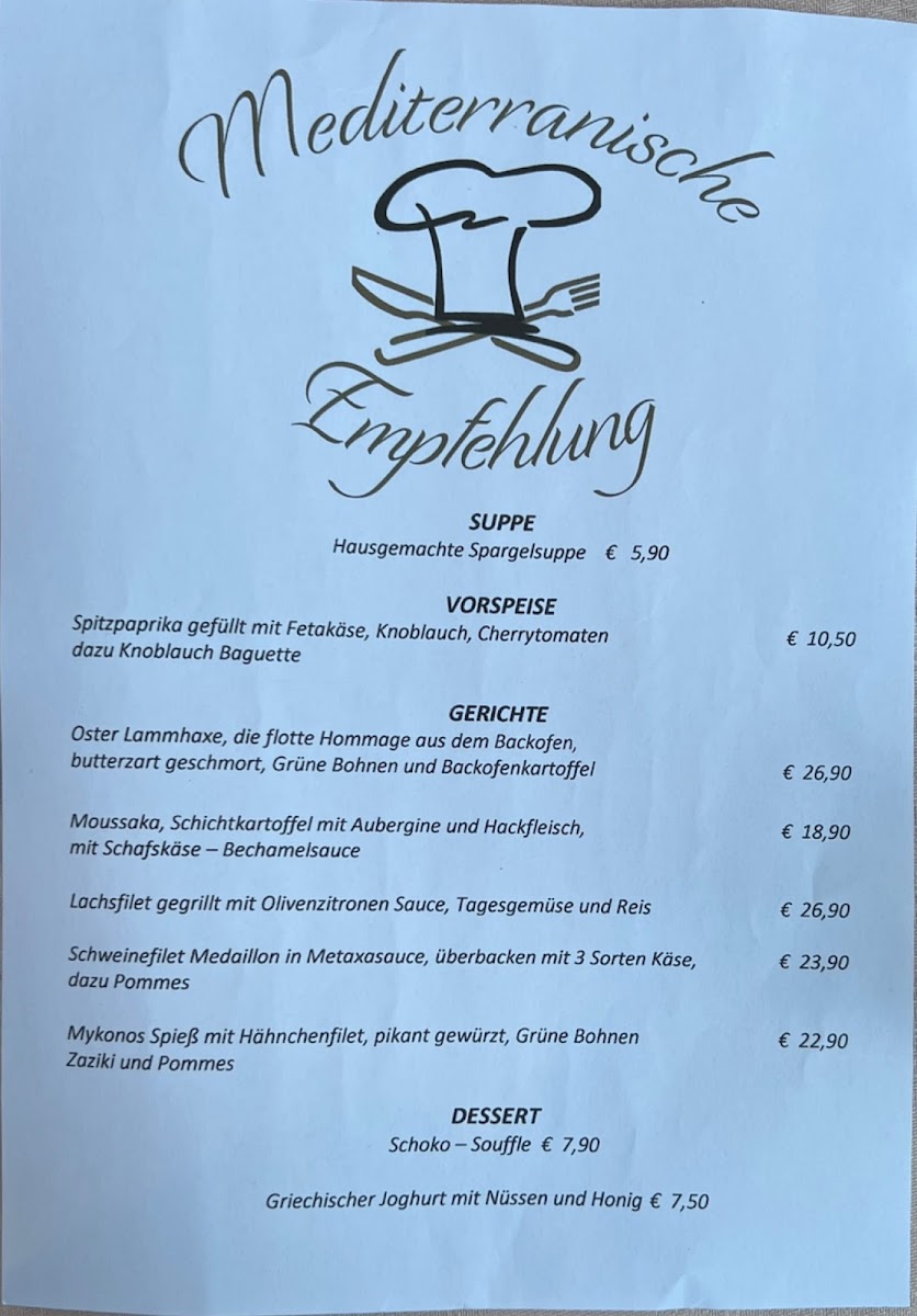 Gasthaus ZORBAS Zur Krone Photo Menu 2