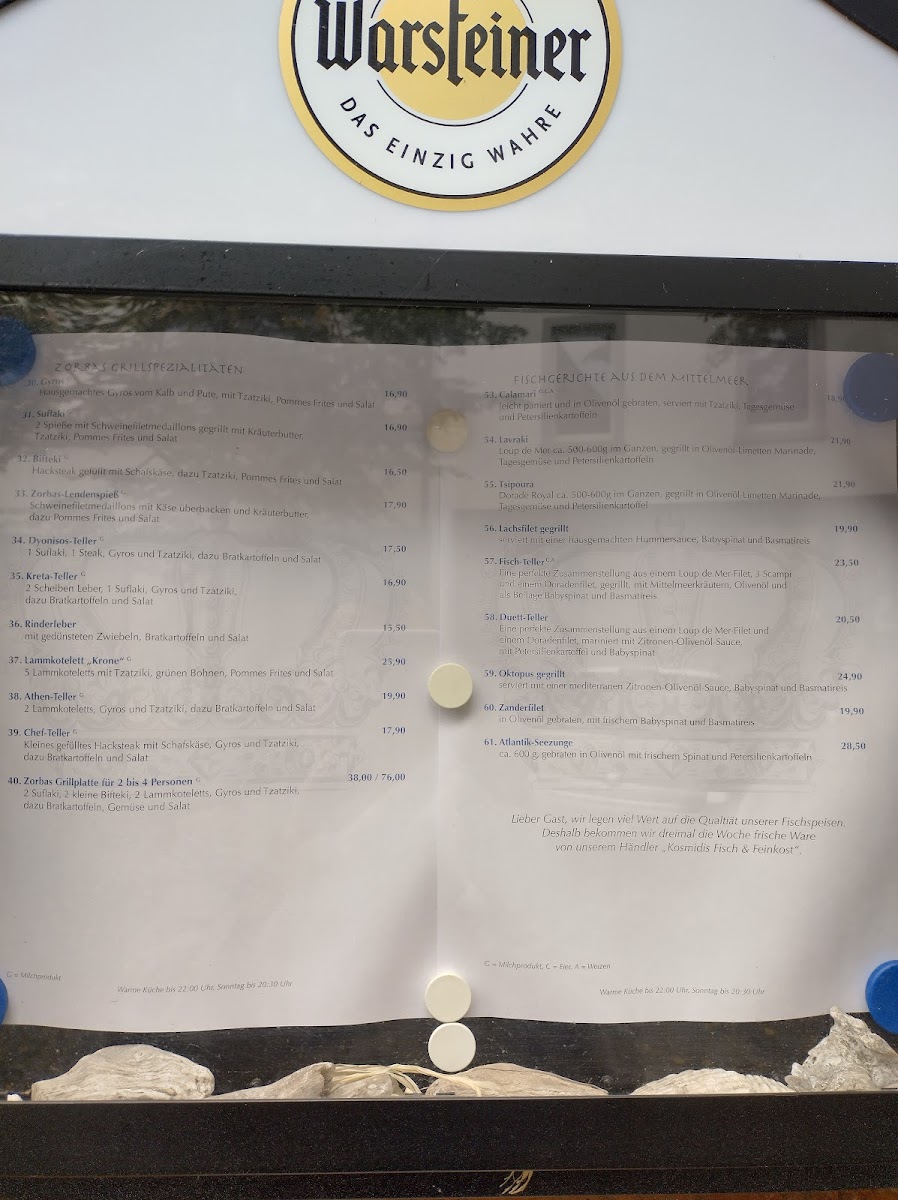 Gasthaus ZORBAS Zur Krone Photo Menu 7