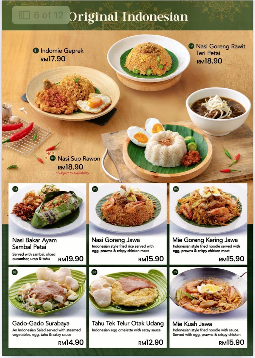 INDOTASTE RESTAURANT Photo Menu 2