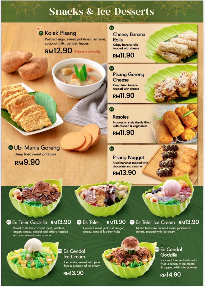 INDOTASTE RESTAURANT Photo Menu 3