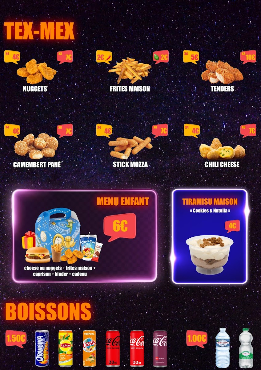 Universal Burger Photo Menu 2