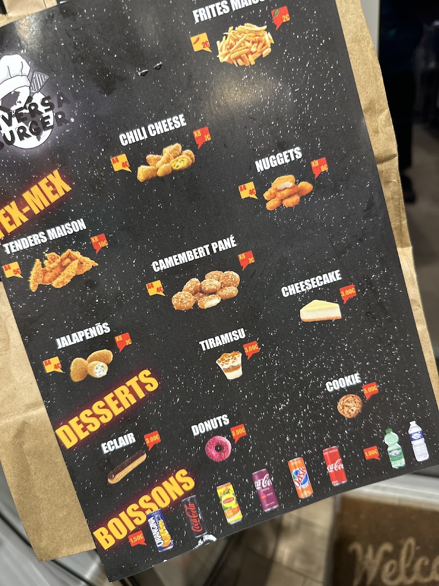 Universal Burger Photo Menu 6
