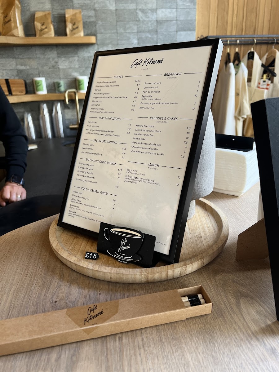 Café Kitsuné - Belgravia Photo Menu 10