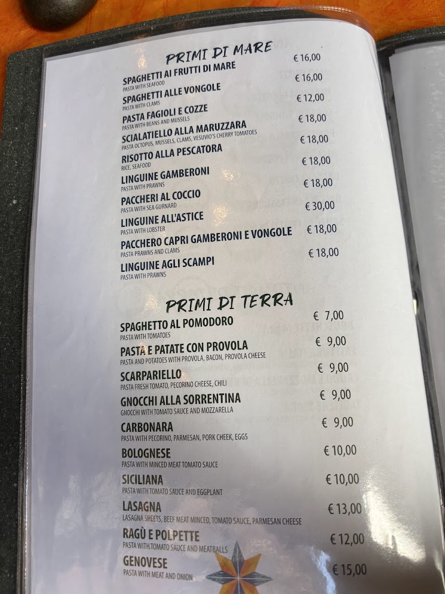 Trattoria 'A figlia D 'A Maruzzara Napoli Photo Menu 2