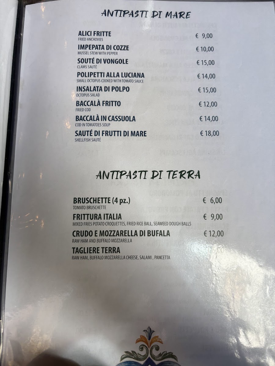 Trattoria 'A figlia D 'A Maruzzara Napoli Photo Menu 4