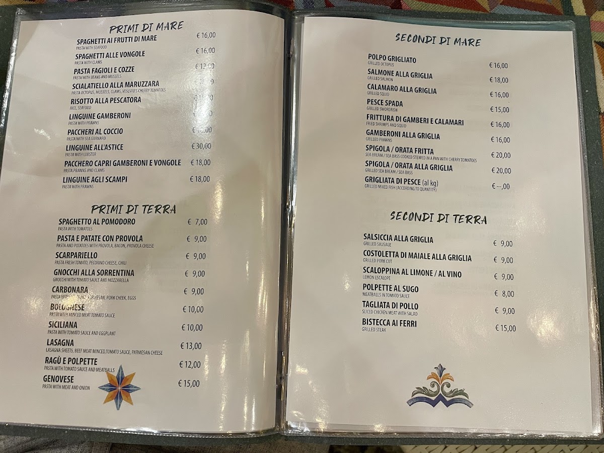 Trattoria 'A figlia D 'A Maruzzara Napoli Photo Menu 7